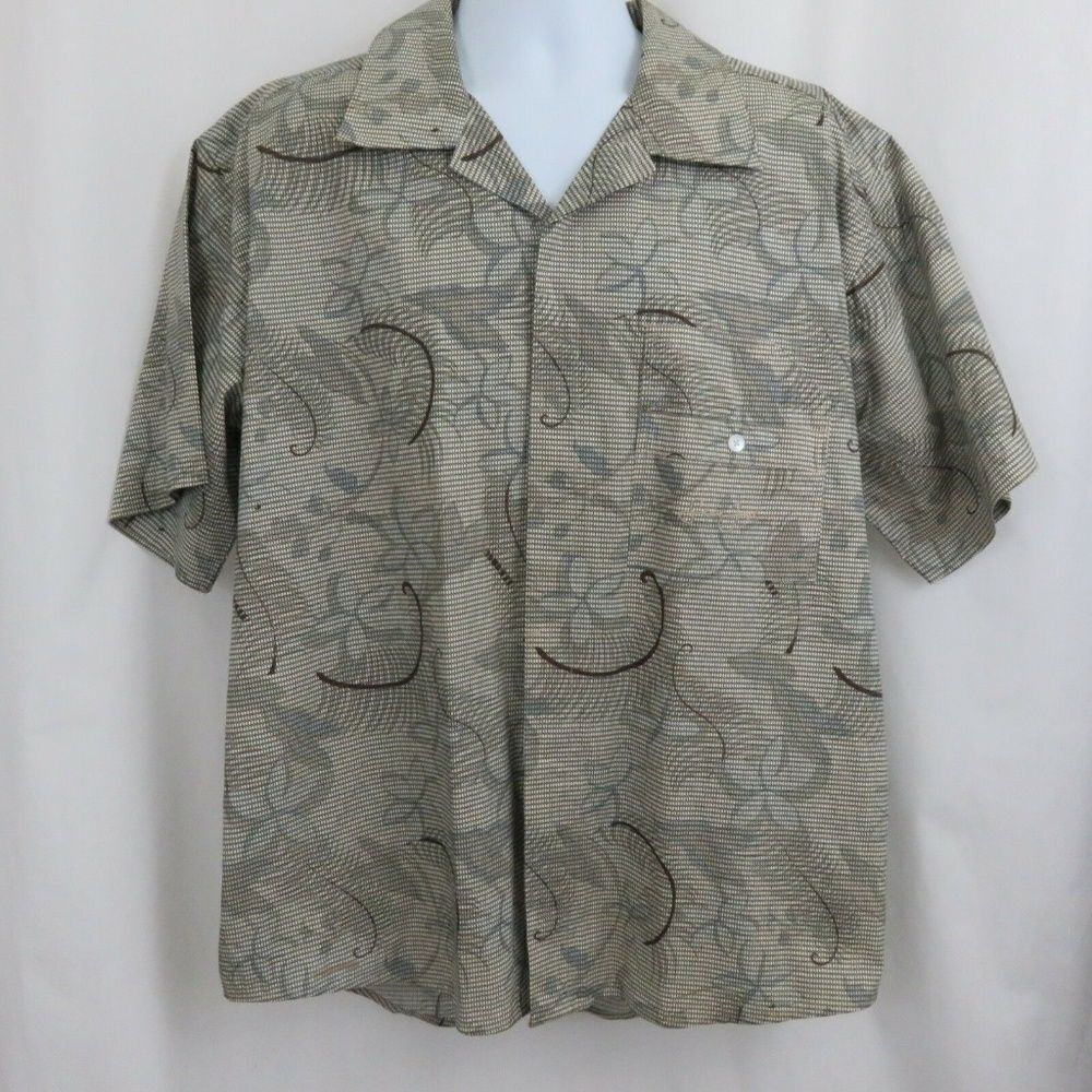 COPY - Sean John Floral Abstract Club Shirt Shirt